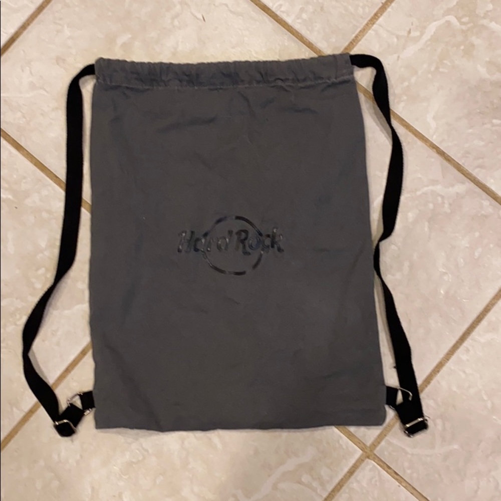 Hard Rock Cafe backpack 12x16” used